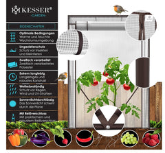 KESSER® Kweekkas - Tuinkas - Broeikas - 50x100x150