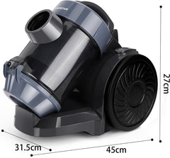 Aigostar Stofzuiger zonder zak - 17KPa - 800W - Zwart •