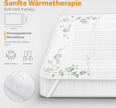 Elektrische onderdeken - Warmtedeken - 1 persoons - 160x140 cm - Wit - Sinnlein®