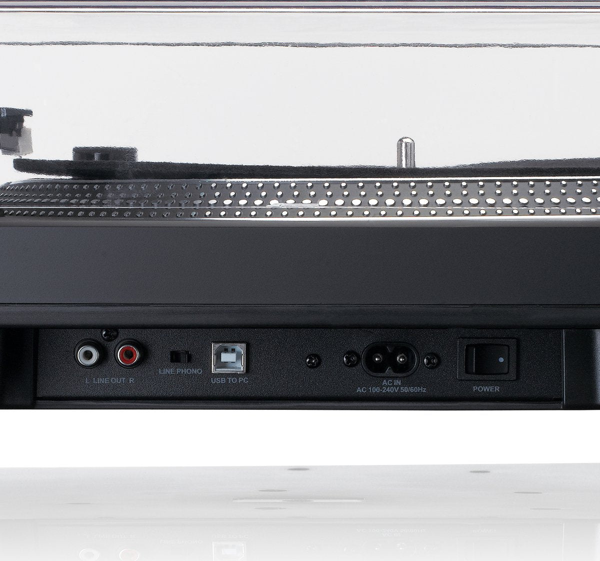 Lenco Platenspeler - Direct drive - USB naar PC encoding - L-3818BK - Zwart •