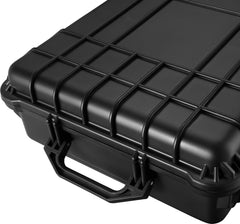 tectake® - Universele box koffer lang - Camerakoffer - Draagbaar (3 handgrepen) - Incl. schuimstof, 2 wielen en knipsluitingen - Harde schaal - 113,5 x 41 x 16 cm - Trolley