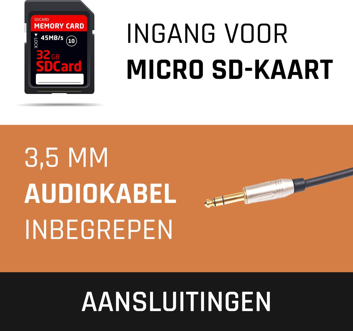 Lenco Karaoke Microfoon – Bluetooth – Speaker en Lichteffecten – BMC-090BK - Zwart
