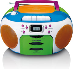 Lenco SCD-971 - Draagbare radio met cassette speler - Kids •