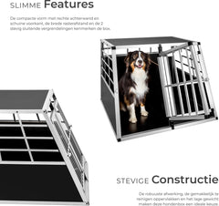 Autobench - Hondenbench - Hondentransportbench - 97x90x69,5 cm - Tectake® •