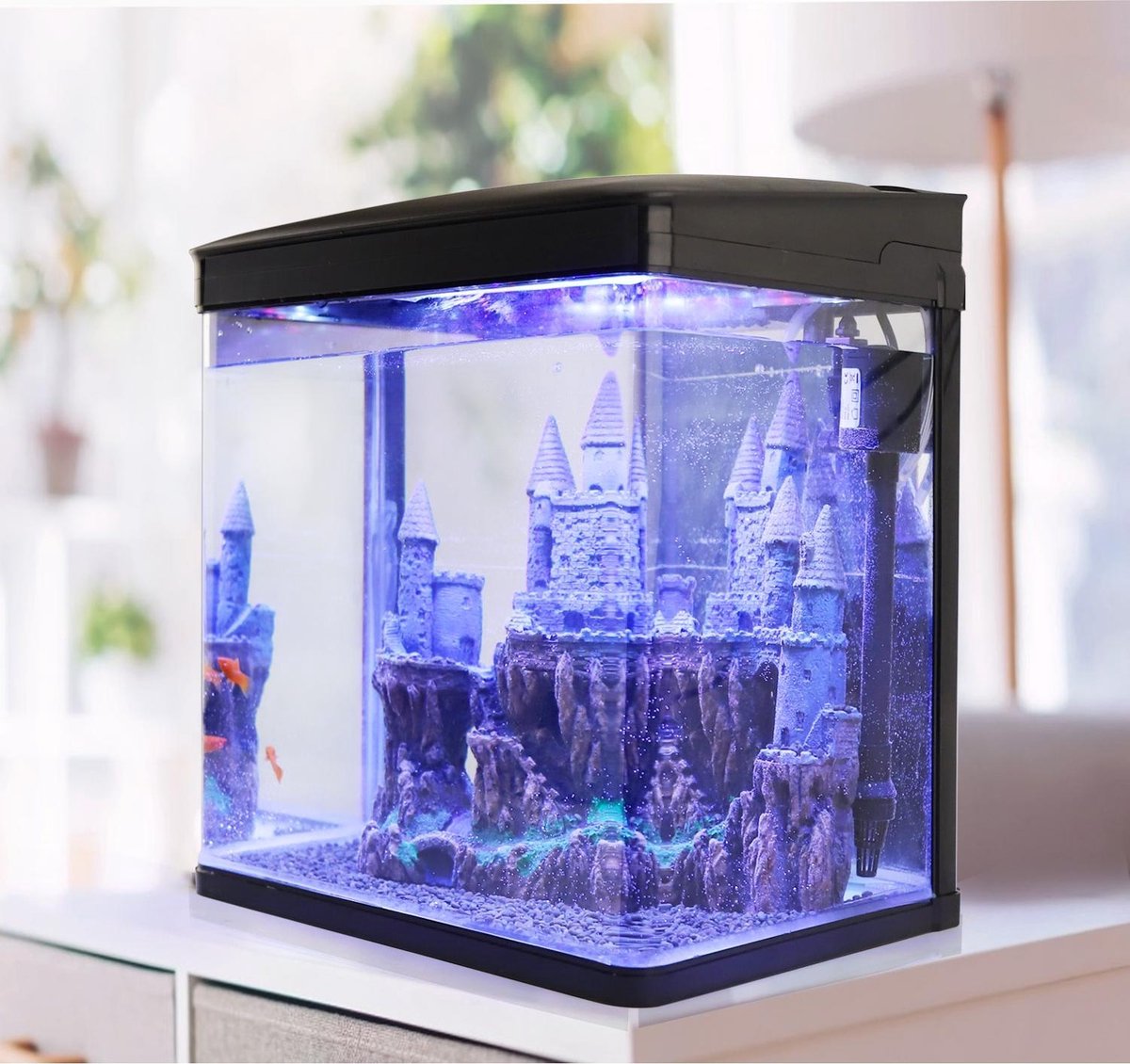 Aquarium Kit - 29x20x33 cm - 14L - Zwart - Nobleza