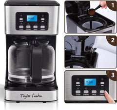 Taylor Swoden Koffiezetapparaat Filterkoffie - Zwart/RVS
