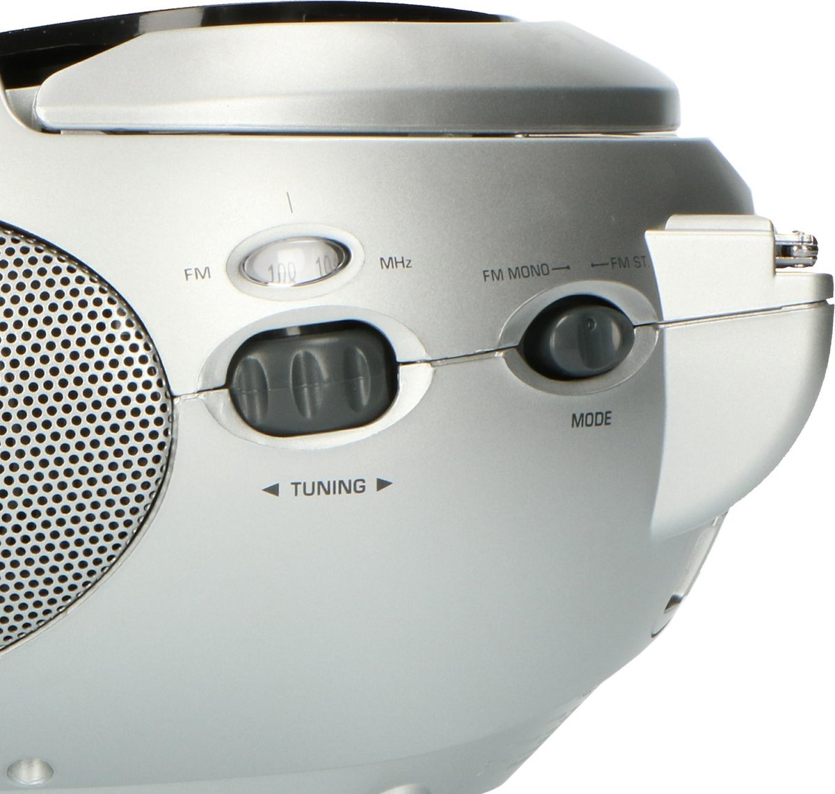 Lenco SCD-27BK - Draagbare FM Radio CD Speler met AUX - Zwart