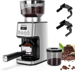 Koffiemolen elektrisch - Koffiemaler - 180W - Zilver - Aigostar