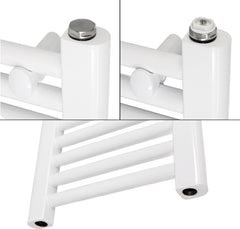 Badkamer radiator - Handdoekradiator - Verwarming Badkamer - 50x120 cm - Wit - LuxeBath