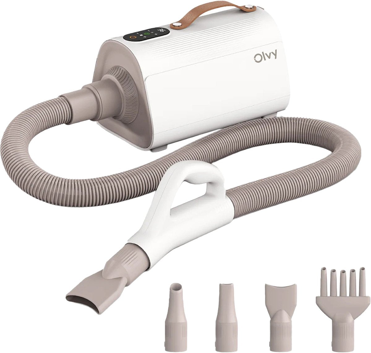 Hondenfohn - Professionele dierenfohn - Honden droger - Wit - Olvy Pets