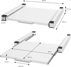 Tussenstuk wasmachine - Stapelkit - Universeel - ML-Design