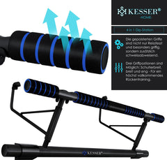 KESSER® Pull up bar - Optrekstang - Zonder schroeven - Blauw