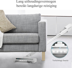 Steelstofzuiger - Stofzuiger Zonder zak - Draadloos  - 150W - Wit - Aigostar •