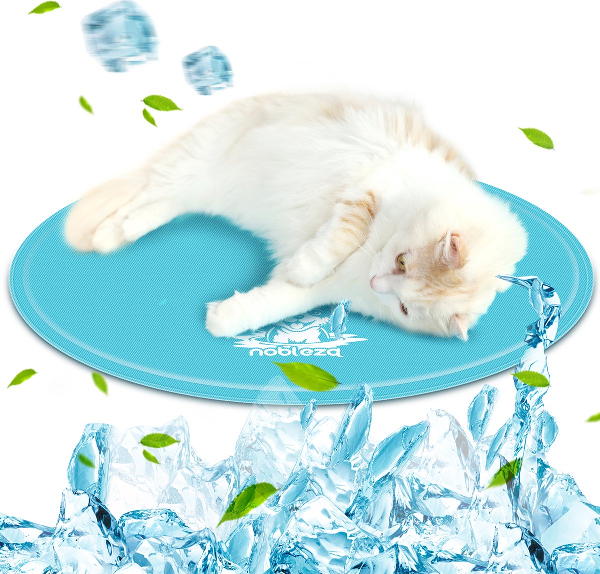 Nobleza Koelmat voor honden en katten - 60x60cm - Blauw