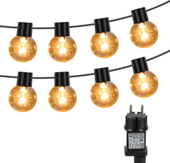 Aigostar Lichtsnoer 10m - 20 LED Bollen - Lichtslinger voor Buiten - Tuinverlichting - Feestverlichting - IP44 - Warm Wit Licht