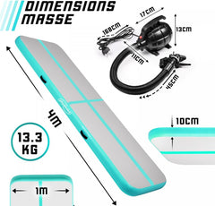 FF - Jago - Lucht Track 400*100*10cm (Mint groen)