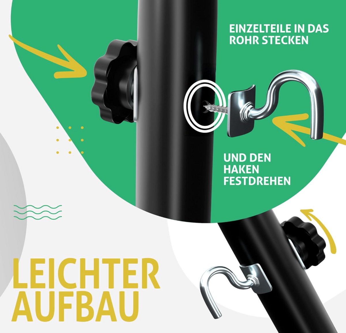 KESSER® Hangmat LAKE met Frame | Dubbele Hangmat voor 2 Personen met Stabiel Frame 200kg Draagvermogen voor Binnen & Buiten | XXL Hangmat met standaard voor Tuin, Zwembad, Balkon en Terras, Blauw