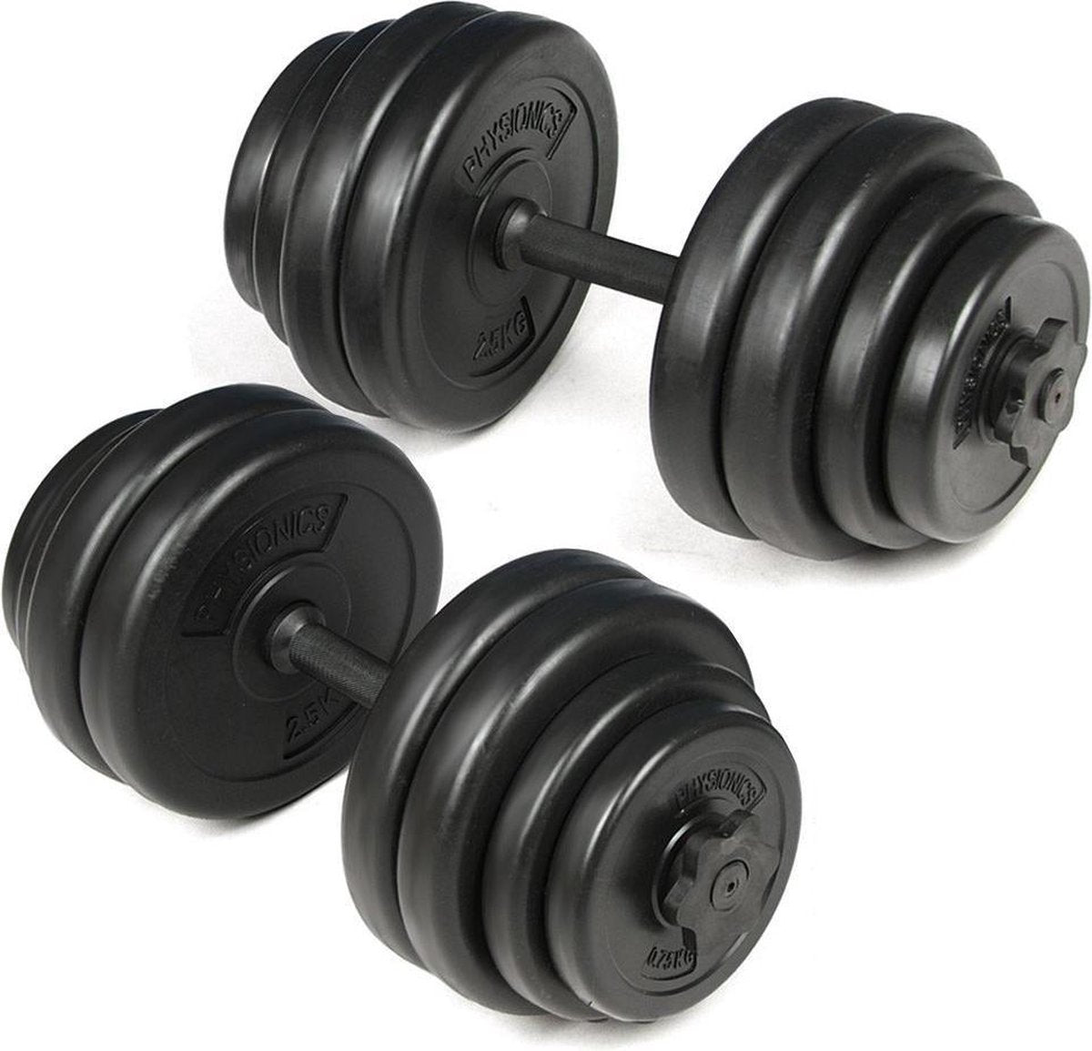 Halterschijven - Halterset- 25 mm - Gietijzer - 30 kg - Physionics®
