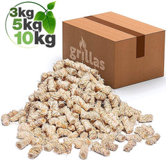 Aanmaakwokkels - Aanmaakkrullen - Aanmaakblokjes - 5kg - Grillas