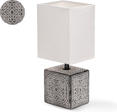 Tafellamp - Bureaulamp - Tafellamp slaapkamer - Keramiek - Aigostar