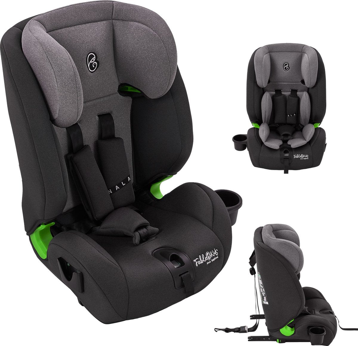 FableKids® Autostoeltje voor kinderen Autostoeltje i-Size met Isofix 76-150 cm