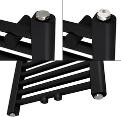 Badkamer radiator - Handdoekradiator - Verwarming Badkamer - 50x150 cm - Zwart - LuxeBath •