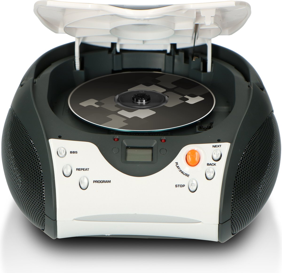 Lenco SCD-24 - Draagbare radio CD speler met AUX-uitgang - Wit •