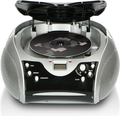Lenco SCD-27BK - Draagbare FM Radio CD Speler met AUX - Zwart
