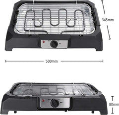 Grillplaat - Teppanyaki Bakplaat - Tafelgrill - Gourmetstel - 2000W - Zwart - Aigostar