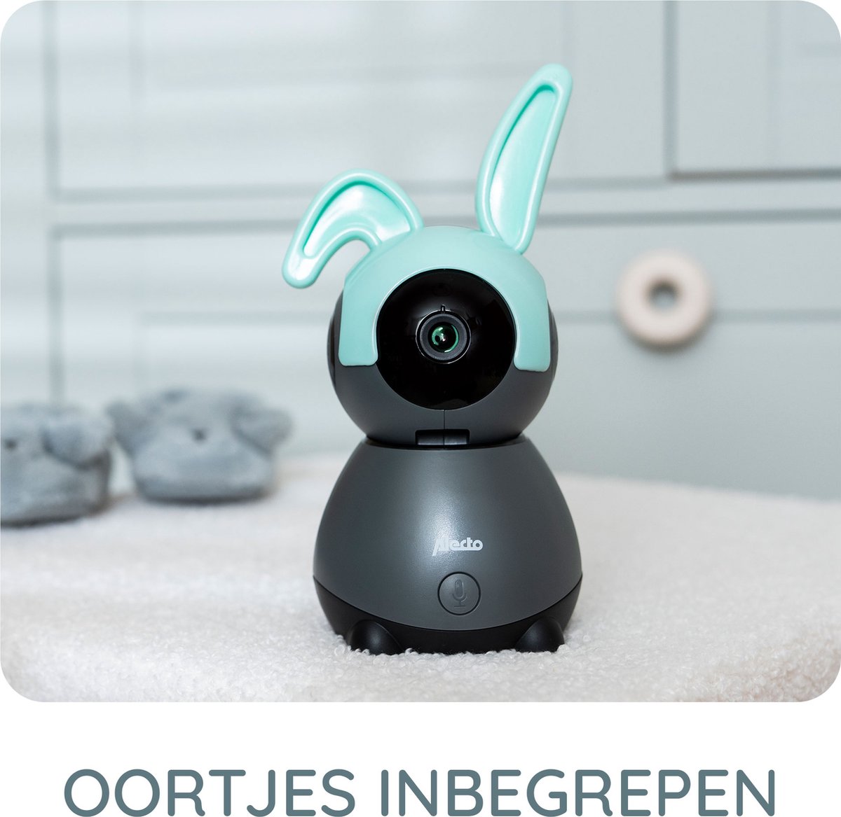 Alecto Wifi Babyfoon met Camera en App - Beweegbaar - Zwart