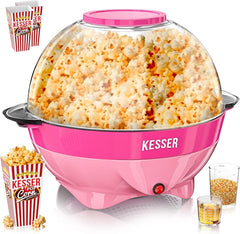 KESSER® Popcornmachine - Popcornmaker - 800W - 5,5L - Roze