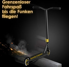 KESSER® Stuntstep - Step voor Volwassenen en Kinderen - Zwart