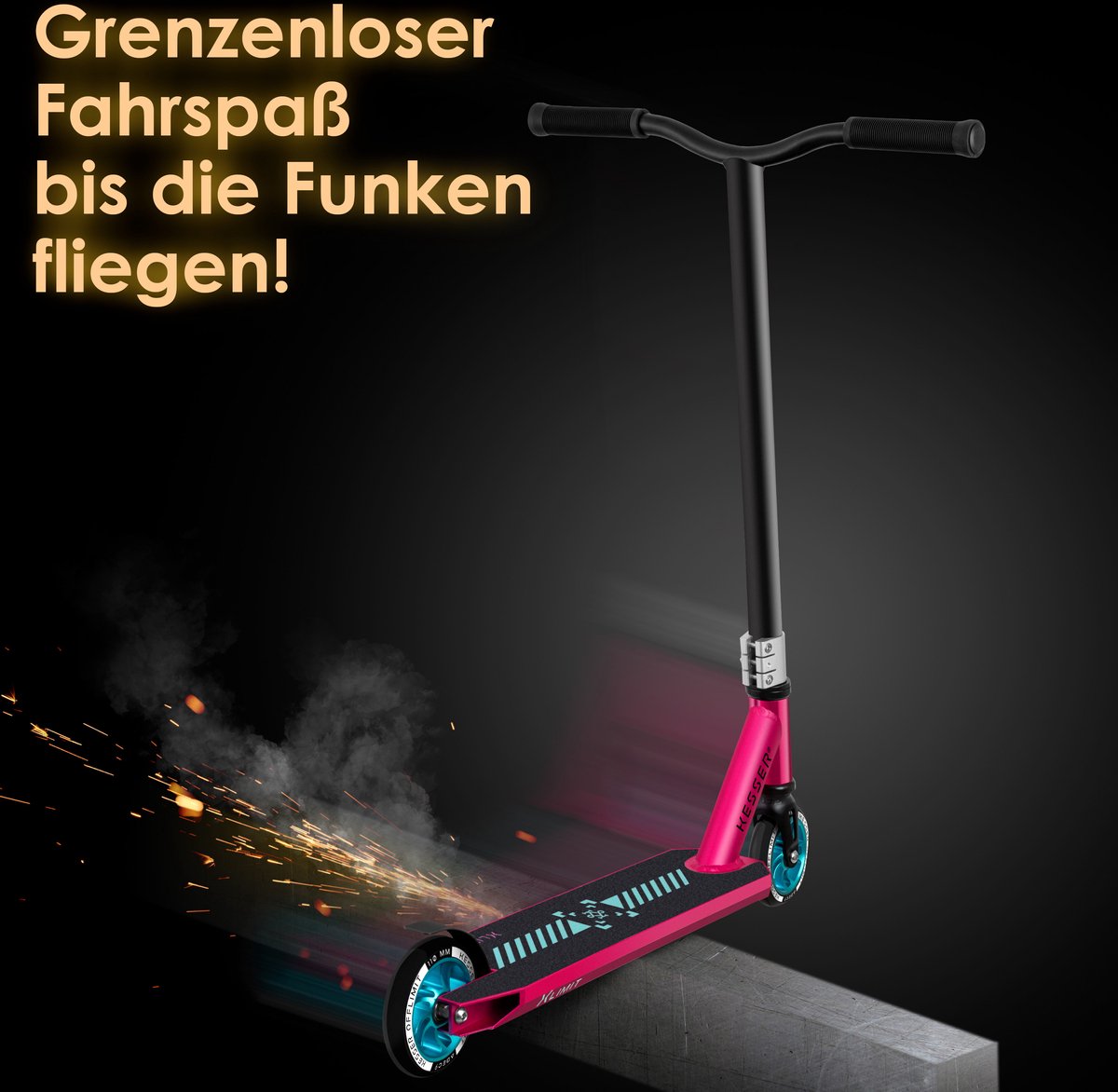 KESSER® Stuntstep voor Volwassenen en Kinderen - Kinderstep - Roze