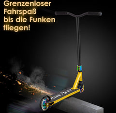 KESSER® Stuntstep voor Volwassenen en Kinderen - Kinderstep - Goud