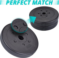 Halterschijven - Halter gewichten - 30 mm - 4x2.5 kg - ScSPORTS®