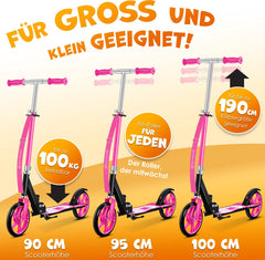 KESSER® Kinderstep - Opvouwbaar - Verstelbaar - Roze