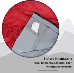 anaterra® Slaapzak Relax22 incl. draagtas - Winter - Koppelbar- Tweewegrits - Dekenmodel - Sleeping Bag