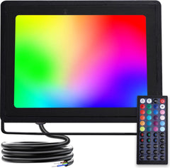 Aigostar RGB LED schijnwerper - IP65 Waterdicht - Dimbaar - 50W