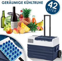 KESSER® Elektrische Koelbox - Compressor - tot -20°C - 42L - Marineblauw