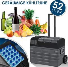 Compressor Koelbox elektrisch - Coolbox - Frigobox - 52L - Zwart