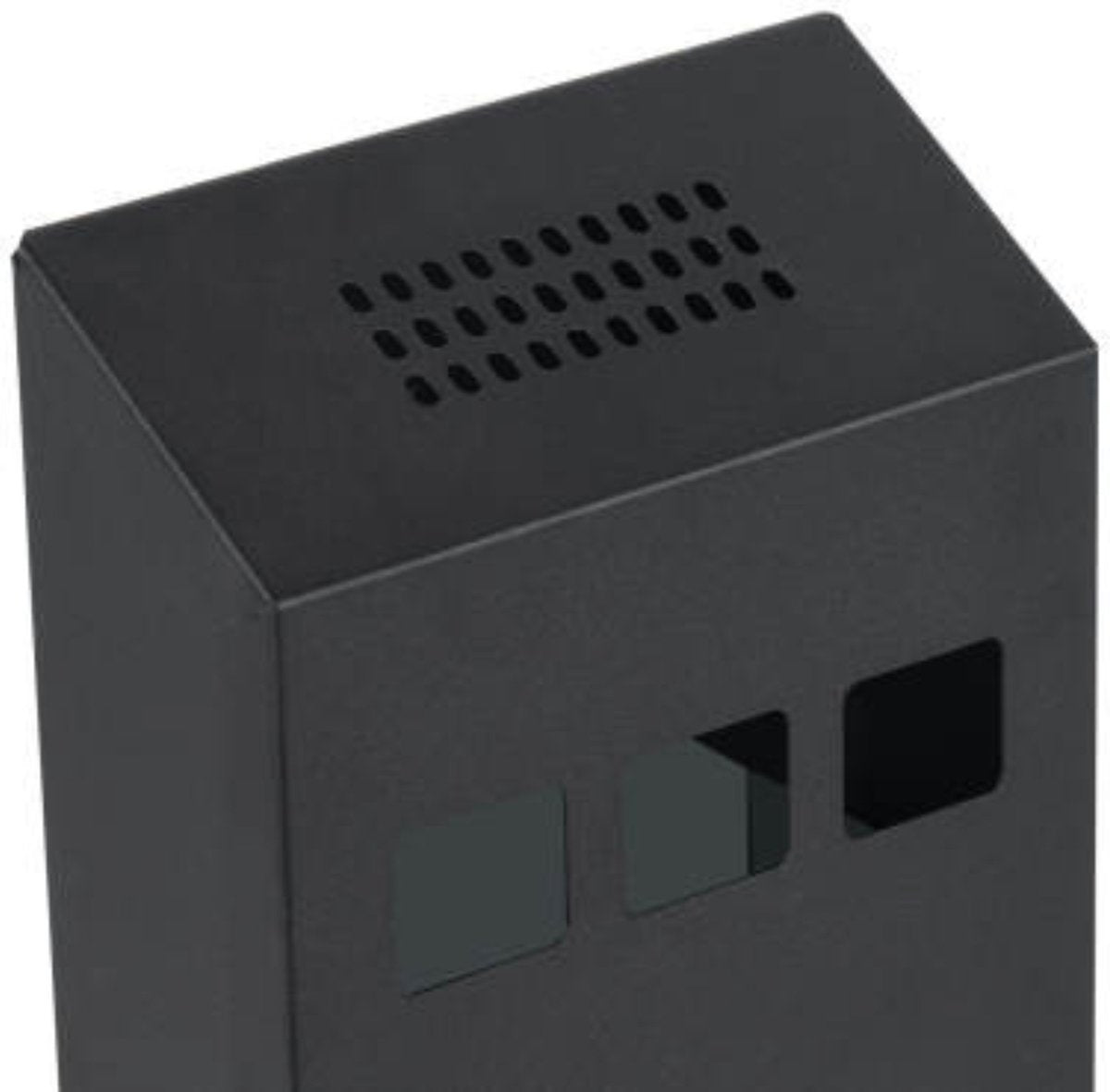 Vesto® Wandasbak - Asbak voor buiten – Rookpaal – Buitenasbak – Grote Asbak – Muurasbak – Stormasbak – Peukenzuil - Ideaal voor Terras & Bedrijf •