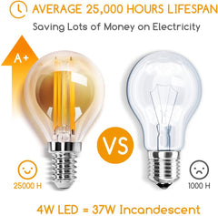 Aigostar LED Filament lamp - Dimbaar - 4W - E14 - 5 Stuks