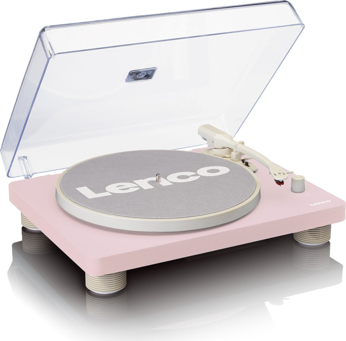 Lenco Platenspeler - Ingebouwde Speakers - Auto-stop - USB encoding - LS-50PK - Roze •