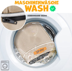 Hondenmand Orthopedisch - Hondenkussen - Hondenbed - Beige - 106x80 cm - LovPet®