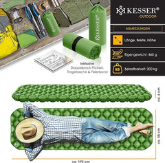 Kesser Camping Matras - Opblaasbaar Luchtbed - Groen