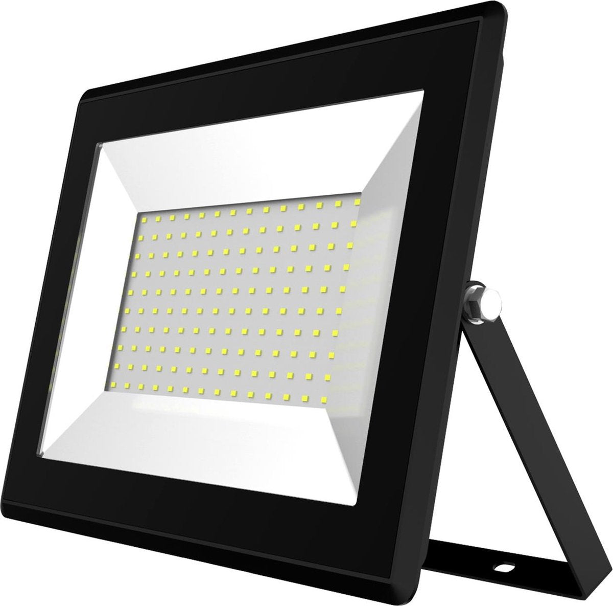 Aigostar 10CFS - LED Schijnwerper - Bouwlamp - Wandlamp - Buitenverlichting - 100W - 6400K - IP65 - Zwart