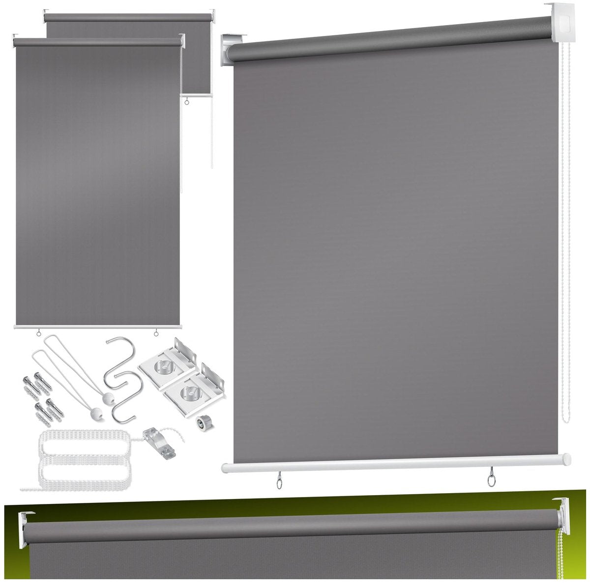 KESSER® Verticale zonwering Balkonzonwering Privacybescherming Zonwering Zijzonwering 180cm x 240cm