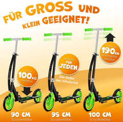 Kinderstep - Verstelbaar - Vouwbaar - Groen - KESSER®