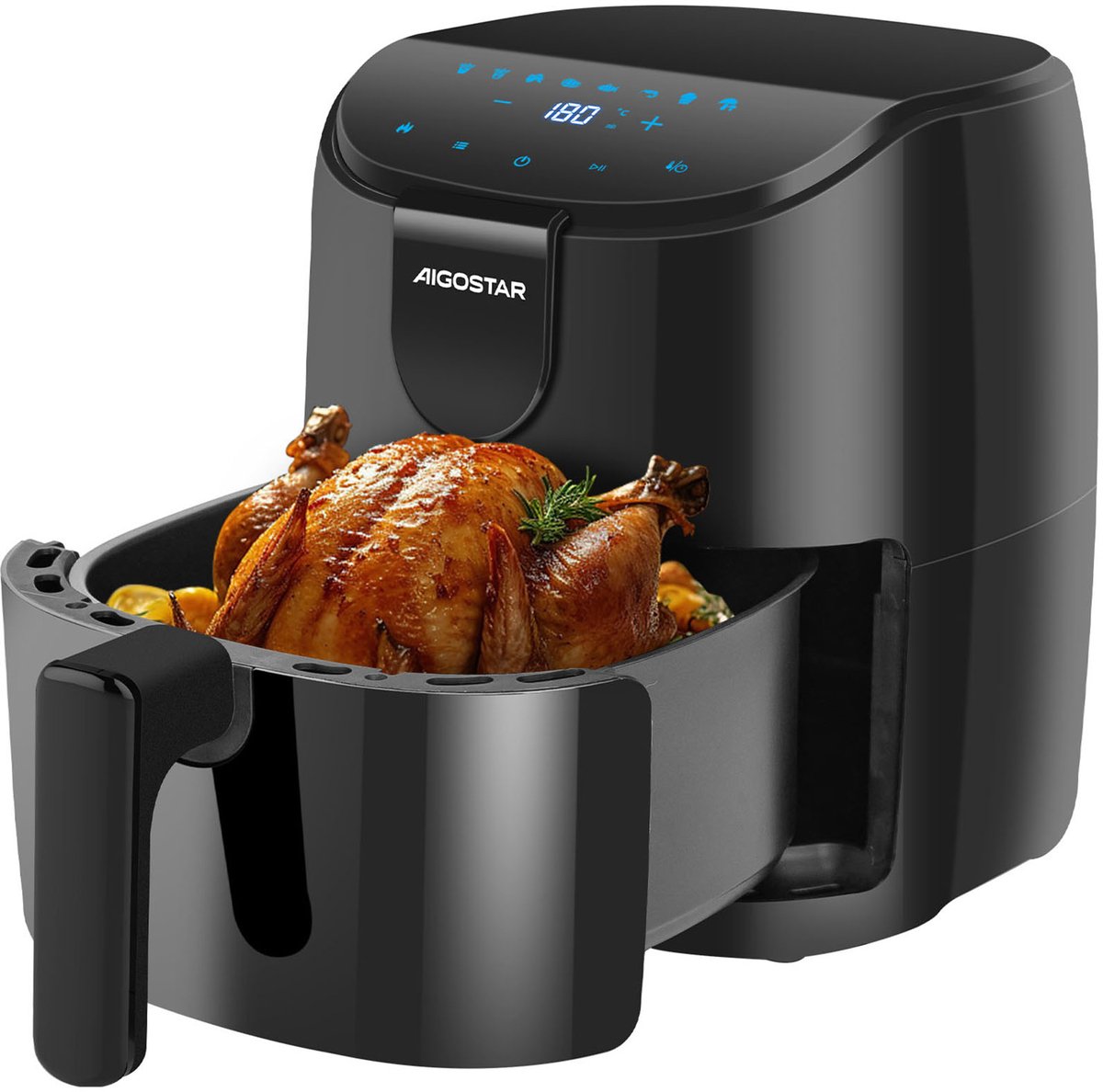 Aigostar Airfryer - Heteluchtfriteuse - 4L - 1500W - Zwart