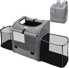 Hondenrugzak – Draagtas Hond – Reismand Kat – 33.5x27x39 cm – Nobleza